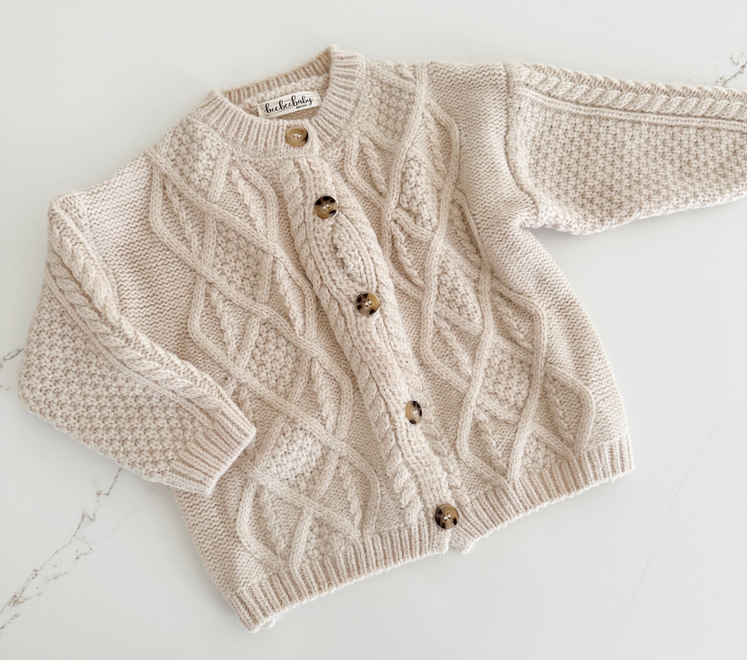 Chunky Cable Knit Cardigan